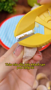 Dụng Cụ Bóc Vỏ Tỏi Thông Minh 4 Lưỡi Inox – Lột Nhanh Không Dính Tay Nhỏ Gọn An Toàn Cho Gia Đình