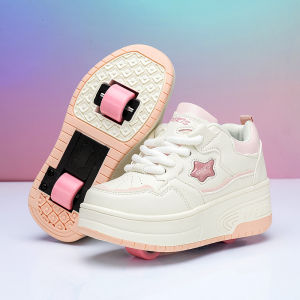 SHIYAN | Kids Roller Shoes Auto Retractable Hidden Wheels
