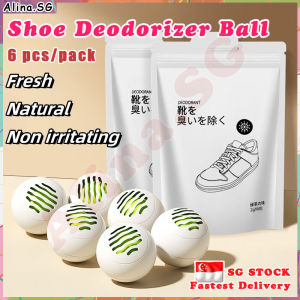 💎SG stock💎 6pcs/pack Shoe deodorant ball / Sneaker odour eliminator / Shoe fragrance perfume ball / Shoe odor remover 鞋子除臭剂