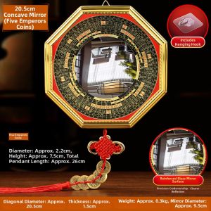 Ji Shanyuan | Feng Shui Convex Bagua Mirror Home Door Mirror