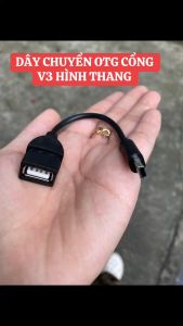 DÂY OTG ĐẦU HÌNH THANG CÁP OTG V3