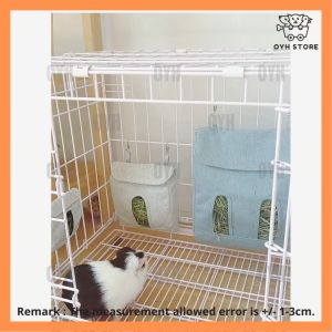 Local Delivery-Rabbit Guinea Pig Hay Feeder Bag Feeder Holder Cage Hanging Feeding Sacks Single Hole Slow Feeder