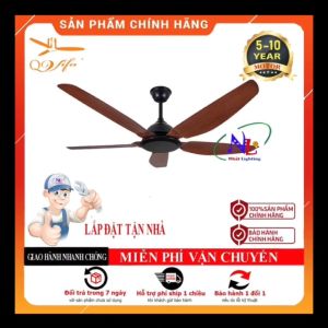 Quạt trần hiện đại - Quạt trần cánh nhựa Qvifa-420 lắp nhà hàng hành lang phòng ăn