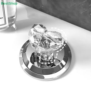 ★Transparent Heart Shaped Toilet Press Creative Multi Functional Toilet Toilet Tank Button Flushing And Lifting Cap Assistant