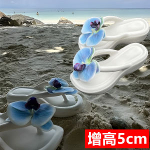 รองเท้าแตะส้นแบนแบบสวมสบาย ทรงผีเสื้อ สำหรับผู้หญิง รองเท้าแตะชายหาดแบบสวมสบาย รองเท้าแตะแบบสวมสบายสำหรับใส่ในชีวิตประจำวัน