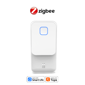 RSHSmart WiFi Zigbee Water Leak Detector Flood Alarm 90dB Loud App Alert Work With Tuya Smart Life IP65 At Home Basement Kitchen