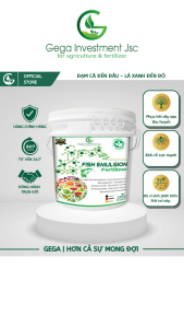 Đạm Cá Cô Đặc GEGA Hạ Phèn Cải Tạo Đất Kích Rễ Nhú Chồi Nhanh Dưỡng Lá Xanh Bóng Xô 22kg