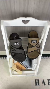 XUNDD Sandals for Men Beach Shoes to Wear Driving Young Father Non-slip Wear-resistant Dual-use Slippers