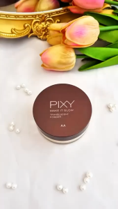 Pixy Make It Glow Translucent Powder (Kemasan Coklat) | Bedak Tabur/Glowing Finish - Lazada