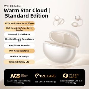 MOON JUNE | Bluetooth Clip-on Bone Conduction Wireless Headphones