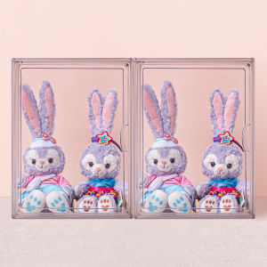 Acrylic Doll Storage Box Transparent Plush Toy Storage Basket Childrens Soft Toy Organizer Scandinavian Style Home Decor