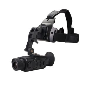 BekinTek Head Mounted Night Vision Goggles Helmet Mountable NVG Monocular Rechargeable Night View Telescope Full Dark Observing Digital Device 8x Zoom 1080 Video Including 32G TF Card