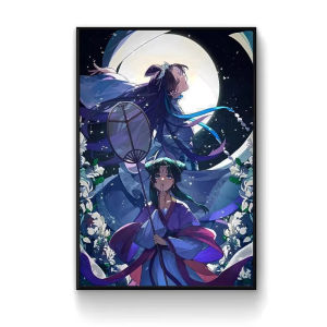 Bandai | 5D Tự Làm Tranh Gắn Đá Bộ Dụng Cụ Maomao The Apothecary Diaries Anime Dễ Thương Full Khoan Đá Khảm Nghệ Thuật Trang Trí Treo Tường Quà Tặng