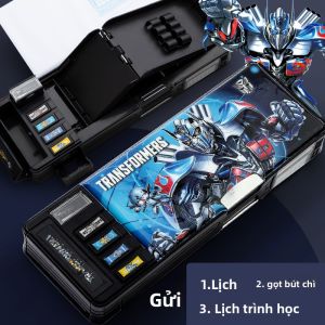 MONLEYTA | Hộp đựng bút chì tự động đa năng cho bé trai mẫu giáo hộp đựng đồ dùng học tập có mật khẩu hộp đựng đồ chơi trẻ em