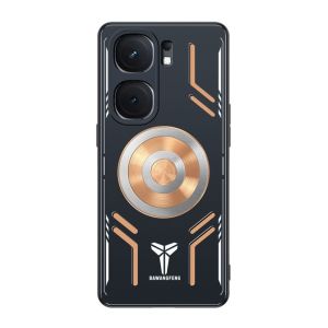 Case for Vivo iQOO Neo9 Pro iQOO Neo8 Pro iQOO Neo9s Pro+ iQOO Neo10 Pro+ Matte Metal Back Cover Copper Heat Dissipation E-sports Heat Conduction All-inclusive Anti-drop Shockproof Protective Cover
