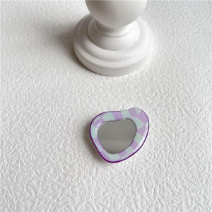 Acrylic Tulip Flower Mirror Mobile Phone Stand Transparent Bubble Support Back Adhesive Ring Holder Desk Accessory