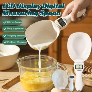 800g Big Head Model Household Electronic Scale Spoon Scale LCD Display Digital Measuring Spoon Highly Accurate Measuring Spoon