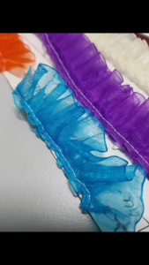 Renda Lace 1 Inch 1 Meter Organza Renda Ruffle Hantaran Perkhawinan Pleated Lace Raga 1 Inch X 1 Metre Random Warna Untuk Hiasan