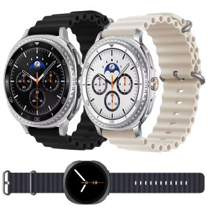 Ocean Silicone Strap For Samsung Galaxy Watch 8 Classic 46mm Band Smartwatch Bracelet For Galaxy Watch 8 40mm 44mm Watchband