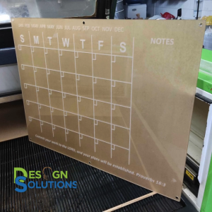 Clear Acrylic Writing Board – Clear Dry-Erase Board for Notes Memo and Planning