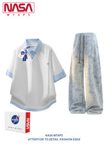 NASA WTAPS | Bộ Áo Polo Phong Cách Mới Mùa Hè Cho Nam