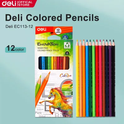 Deli 12/18/24 Color Pencil Set For KidsAdultsColored Pencil Color Lead