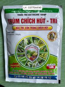 Thuốc trừ sâu oscare 100wp - trùm chích hút trĩ ( gói 100g ) trị côn trùng chích hút