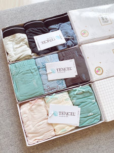 Childrens Breathable Moisture-Wicking Four-Season Triangular Panties Boxed Set of 3 Korean Style Large Toddler Underwear