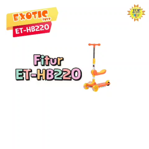 Scooter Anak EXOTIC HB 208 CHILDREN KICK SCOTER RABBIT / MAINAN ANAK HB 219 KARAKTER KUROMI / HB 215 HB 220 / Skuter Anak ET HB 217 Koper Bagasi Depan
