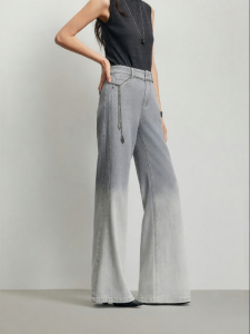 Vero Moda | Removable Chain Gradient Color Butt-lifting Flared Jeans For Autumn