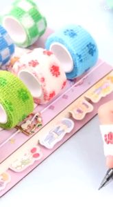 Băng quấn ngón tay băng dính bảo vệ ngón tay hoạ tiết dễ thương - Hai cuộn băng - JF672 -- VPP Bảo An