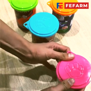 Tutup Kaleng Makanan Hewan Peliharaan Pengganti Tutup Makanan Atas Bahan Plastik Elastis