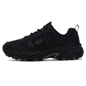 Giày Đi Bộ Đường Dài Màu Đen Toàn Bộ Dành Cho Nam Skechers 237527-Bbk Dad Sneaker Giày Đi Bộ Có Phần Trên Được Khâu Và Mũi Giày Không Kim Loại