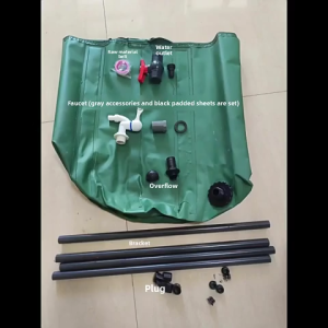 【SG】26 Gallon Portable Water Storage Tank Collapsible Rain Barrel Water Collection Garden Watering
