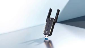 kebidumei | KEBIDUMEI USB 3.0 WiFi 6 Adapter AX1800 Dual Band 2.4/5Ghz 1800Mbps Driver-Free High Gain for Desktop PC Laptop Network Card