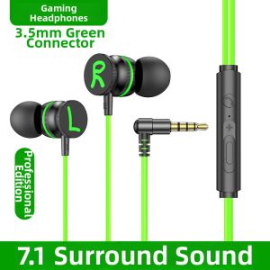Jieyang | Gaming Wired Headphones with Microphone In-ear Over-ear