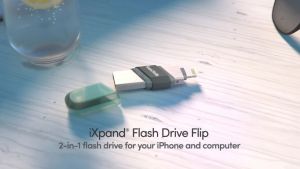 SanDisk iXpand Flash Drive Flip for iPhone/iOS (64GB/128GB/256GB) lighting/USB Flash Drive / Pendrive