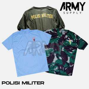 Biancaonline - Terbaru kaos loreng pria army Polisi militer Pm lengan pendek