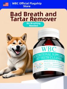 WBC | Bad Breath Reducing Tooth Stain Removal Pet Tooth Powder