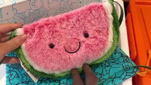 Uk jellycat Fun Watermelon Bag Shoulder Crossbody Plush Backpack Girls Gifts Gift