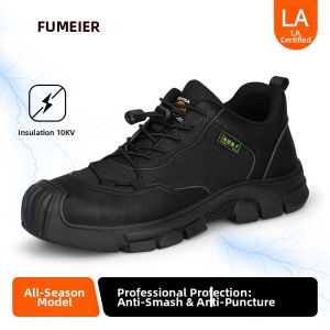 GUYISA | Men Electrician Insulation 10kV Lightweight Puncture-Resistant Impact-Protective Work Shoes