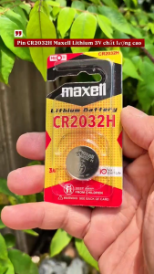 Combo 5 vỉ pin CR2032H / CR 2032 Maxell Lithium 3V dùng cho smartkey ô tô xe máy - Made In Japan