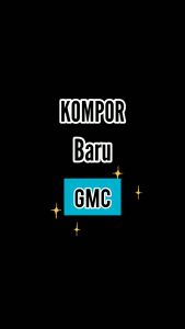 GMC Kompor Gas 2 Tungku Stainless Steel Tipe 211/ 212 Model Cantik dan Minimalis Warna Stenlis