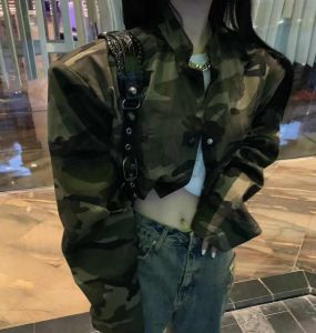 East Gate 2025 Early Autumn Sweet Cool Style Fashionable Camouflage Short Workwear Jacket Womens Trendy All-Match Outerwear