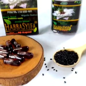 Minyak Habbatussauda Habbasyifa Kapsul Jinten Hitam Black Seed Oil ASLI ORIGINAL Isi 90 & 200 Kapsul