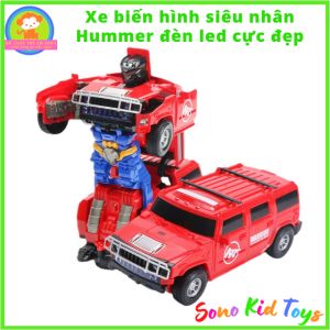 Đồ chơi Xe biến hình siêu nhân robot Hummer cực chất cho bé trai - Đồ chơi robot biến hình cho bé yêu