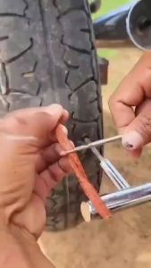 ชุดปะยางฉุกเฉิน สำหรับรถยนต์ และมอเตอร์ไซค์ ชุดซ่อมยาง เครื่องมือซ่อมรถ