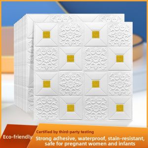 Self-adhesive 3D Waterproof Wall Stickers for Decoration