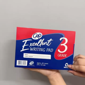 10 PADS Excellent Writing Pad Grade 1 2 3 4 Quiz Pad 1/2 Lengthwise Crosswise 1/4 Intermediate Pad Yeloow pad