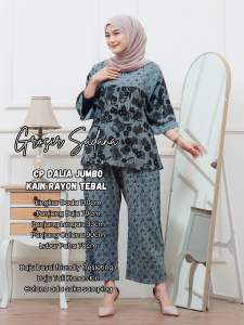 CP Dalia Danika - Baju Setelan Wanita Terbaru 2025 Jumbo Bahan Rayon Tebal